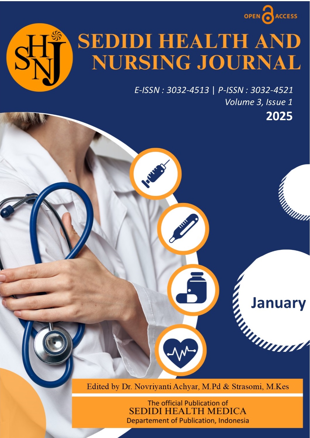 					Lihat Vol 3 No 1 (2025): Sedidi Health and Nursing Journal
				
